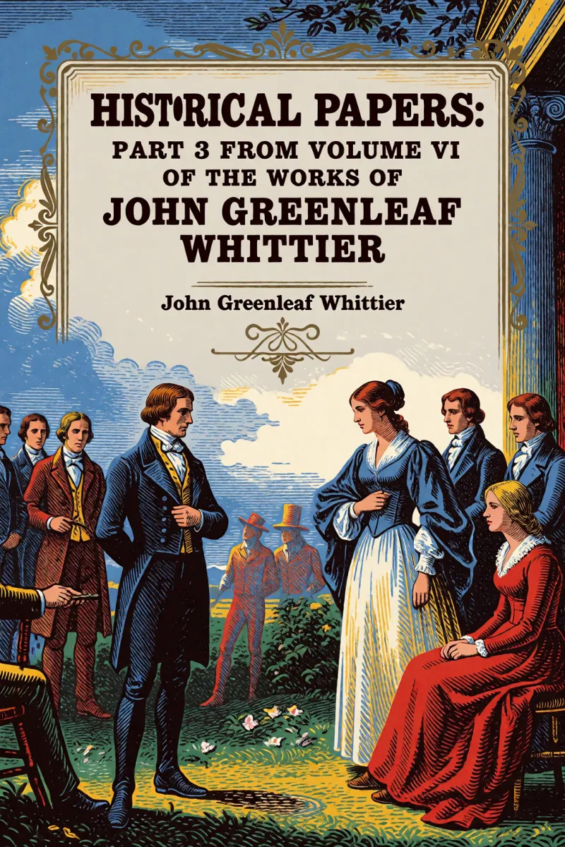 Cover of Historical Papers: Part 3 from Volume VI of The Works of John Greenleaf Whittier by John Greenleaf Whittier