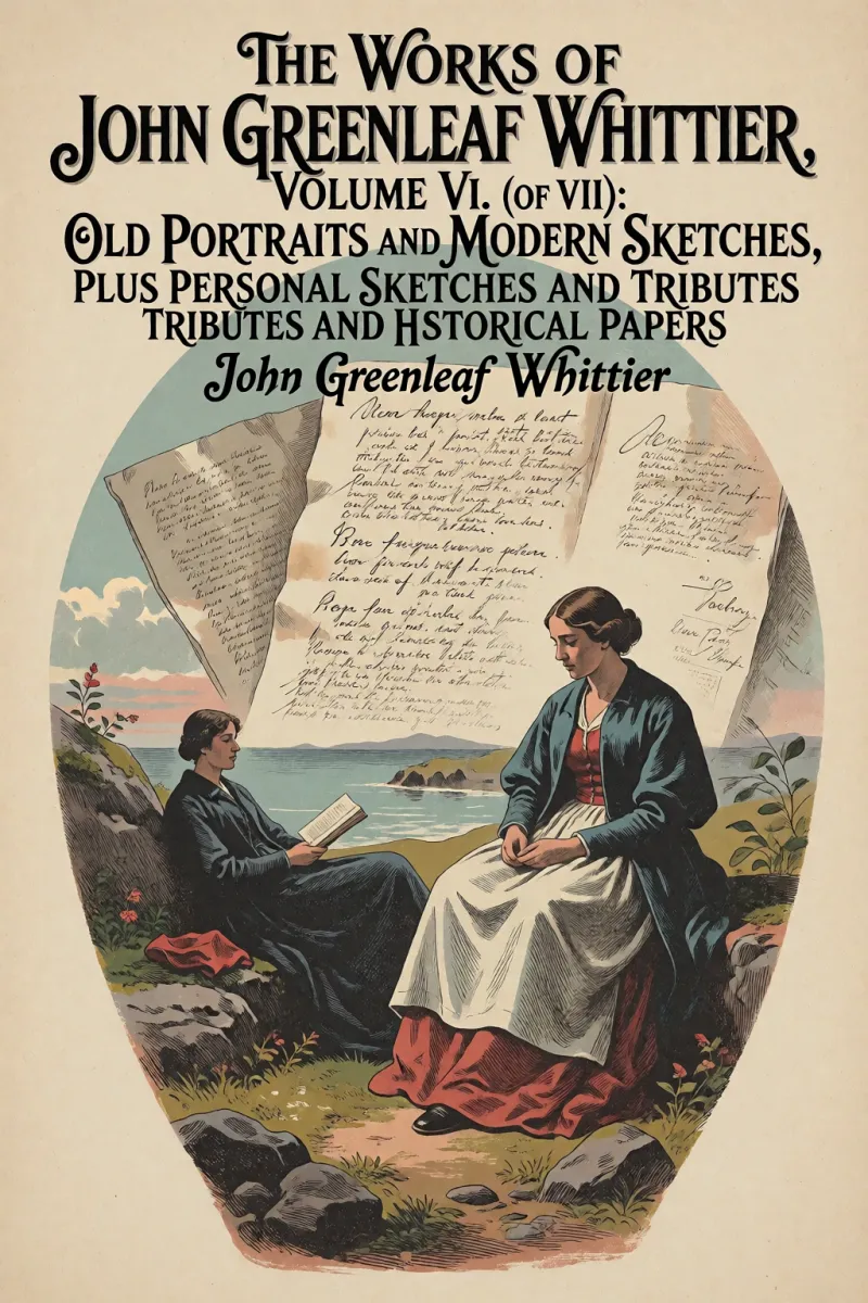 Cover of The Works of John Greenleaf Whittier, Volume VI. (Of VII): Old Portraits and Modern Sketches, Plus Personal Sketches and Tributes and Historical Papers by John Greenleaf Whittier
