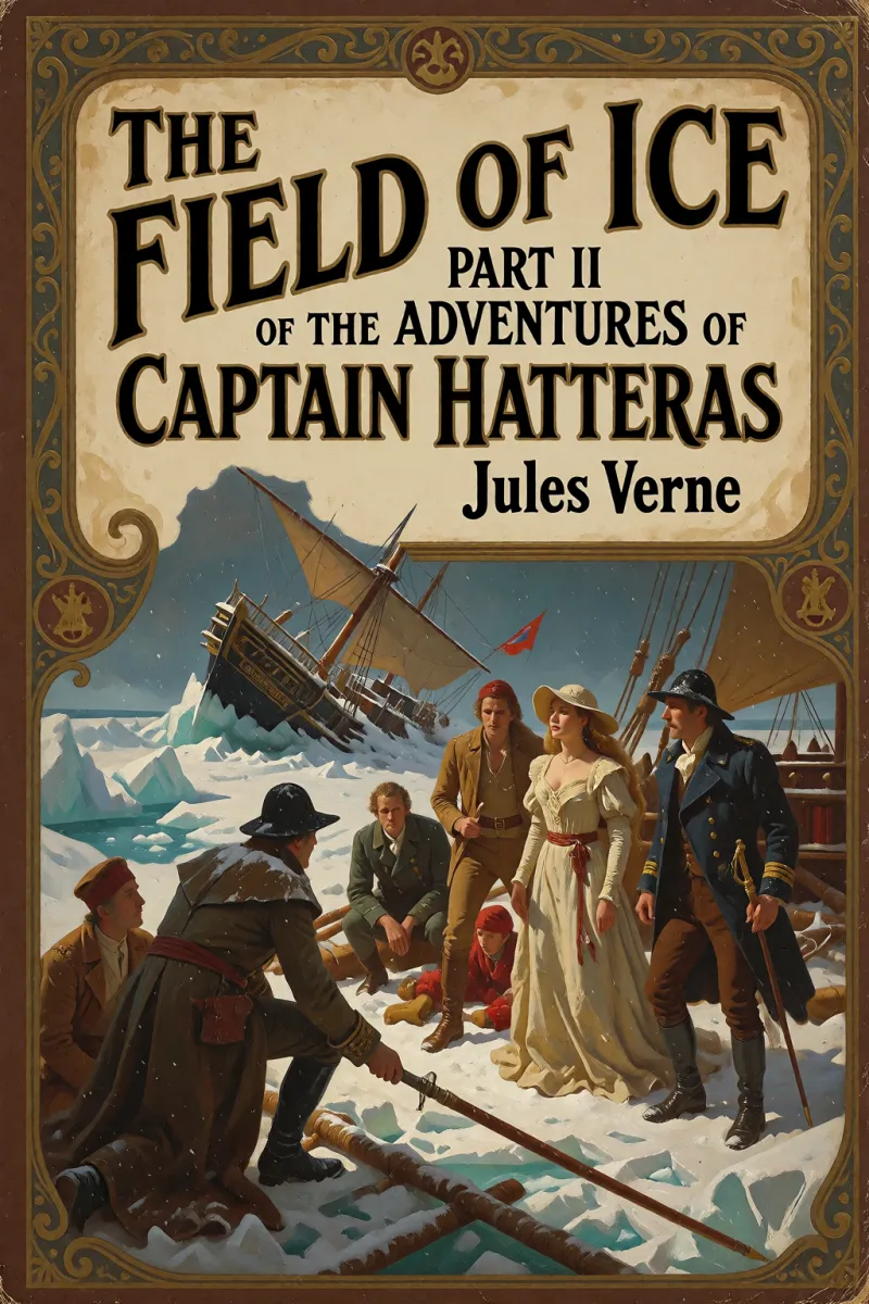 Cover of The Field of Ice: Part II of the Adventures of Captain Hatteras by Jules Verne