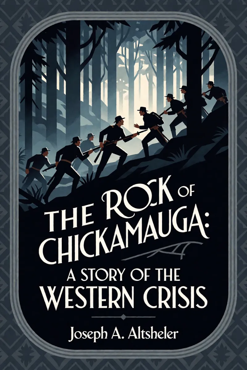 Cover of The Rock of Chickamauga: A Story of the Western Crisis by Joseph A. Altsheler
