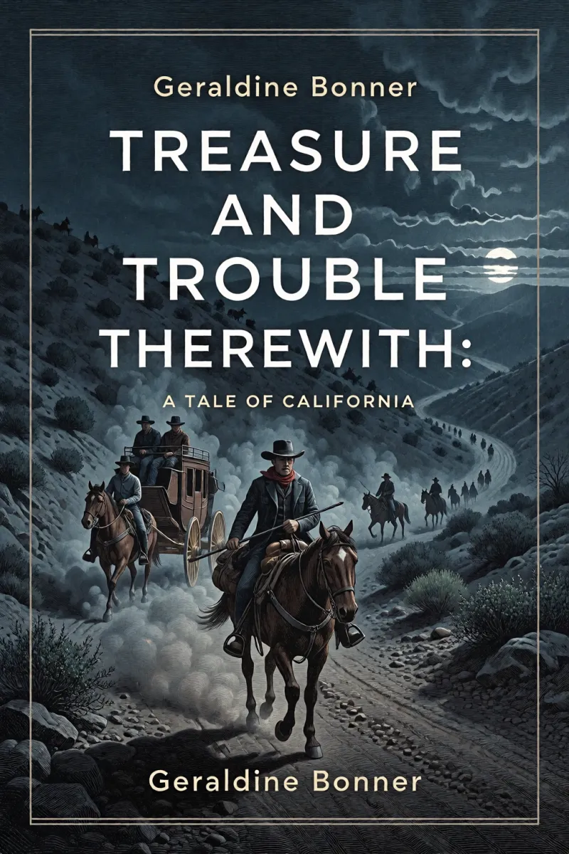Cover of Treasure and Trouble Therewith: A Tale of California by Geraldine Bonner