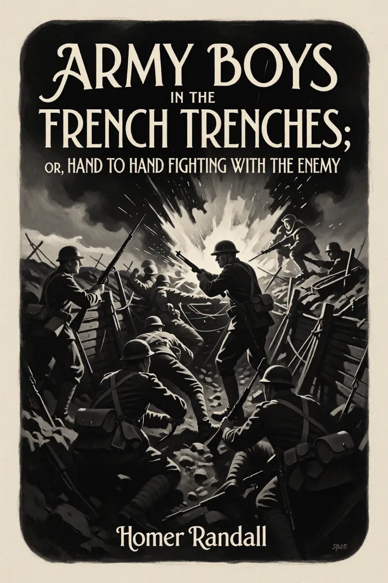 Cover of Army Boys in the French Trenches; Or, Hand to Hand Fighting with the Enemy by Homer Randall