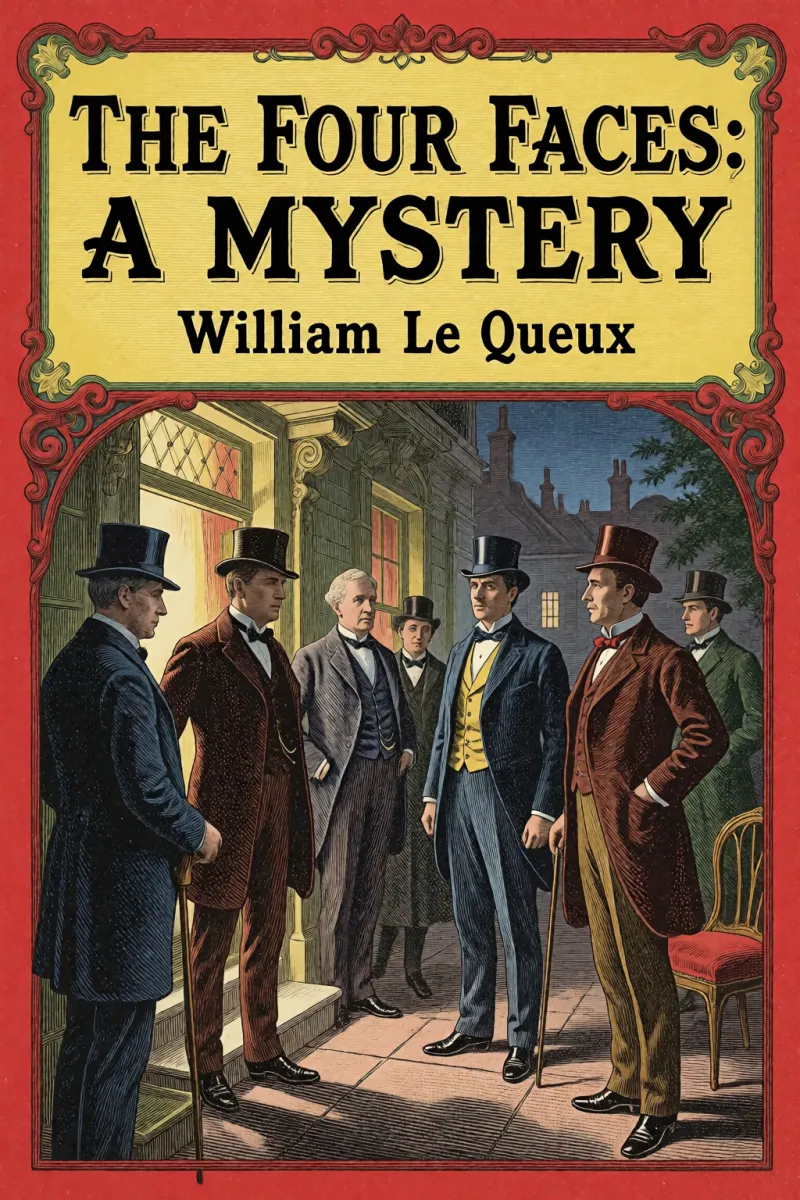 Cover of The Four Faces: A Mystery by William Le Queux