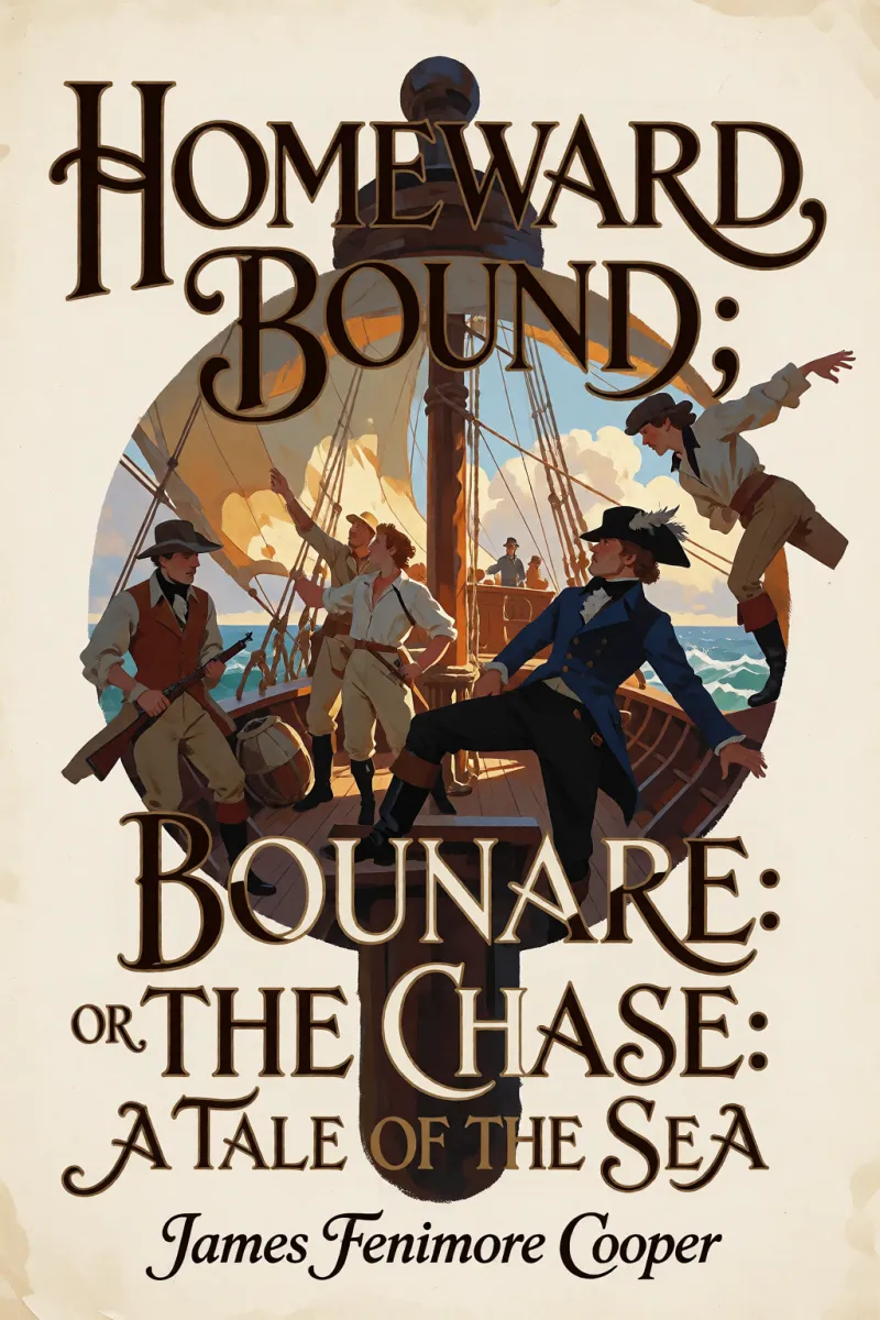 Cover of Homeward Bound; Or, the Chase: A Tale of the Sea by James Fenimore Cooper