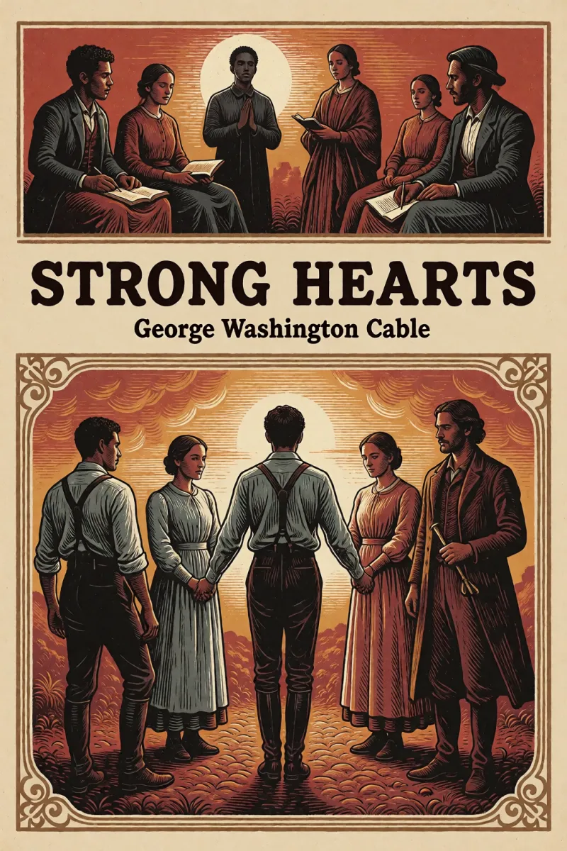 Cover of Strong Hearts by George Washington Cable