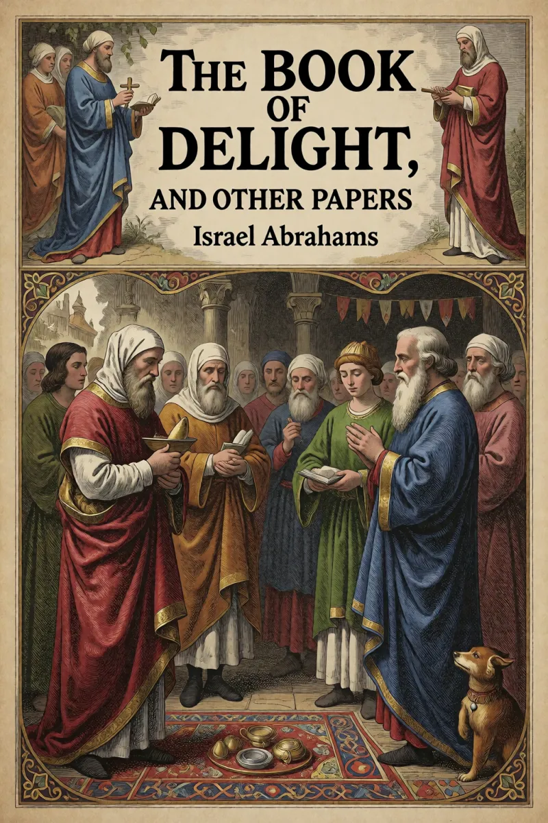Cover of The Book of Delight, and other papers by Israel Abrahams