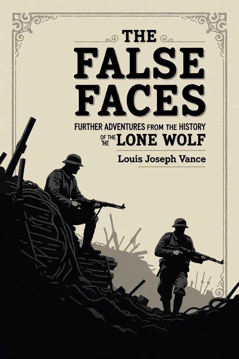 Cover of The False Faces: Further Adventures from the History of the Lone Wolf by Louis Joseph Vance