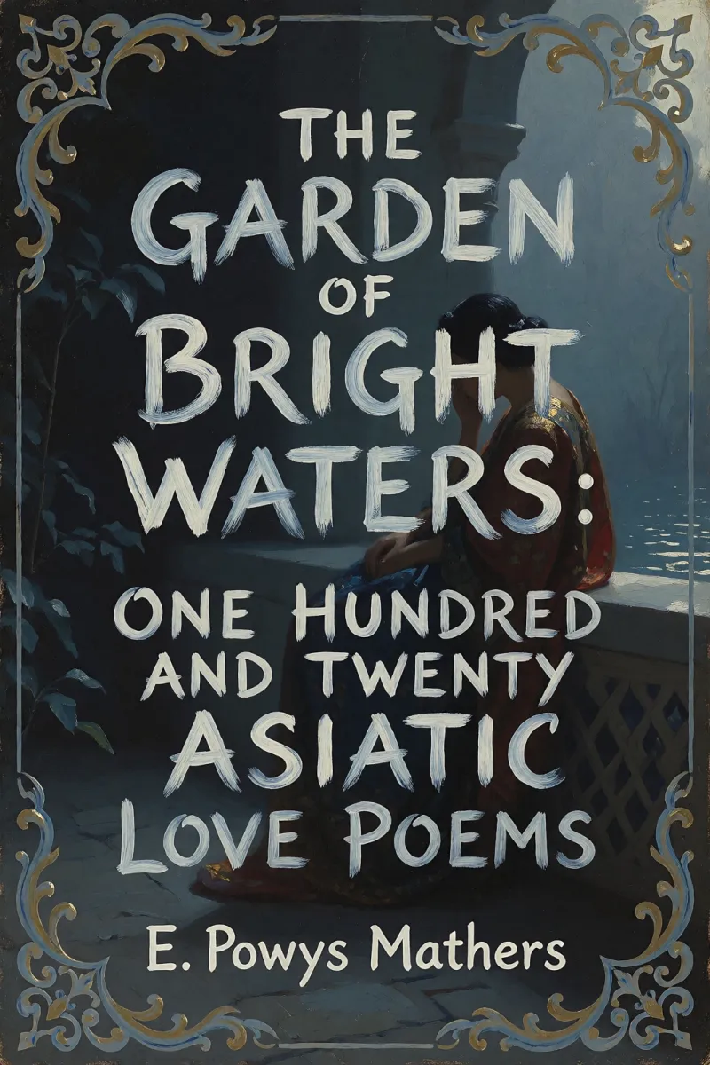Cover of The Garden of Bright Waters: One Hundred and Twenty Asiatic Love Poems by E. Powys Mathers