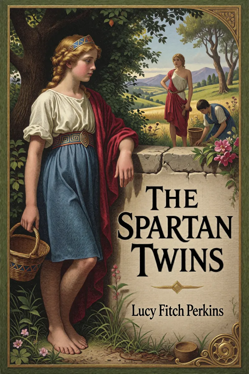 Cover of The Spartan Twins by Lucy Fitch Perkins