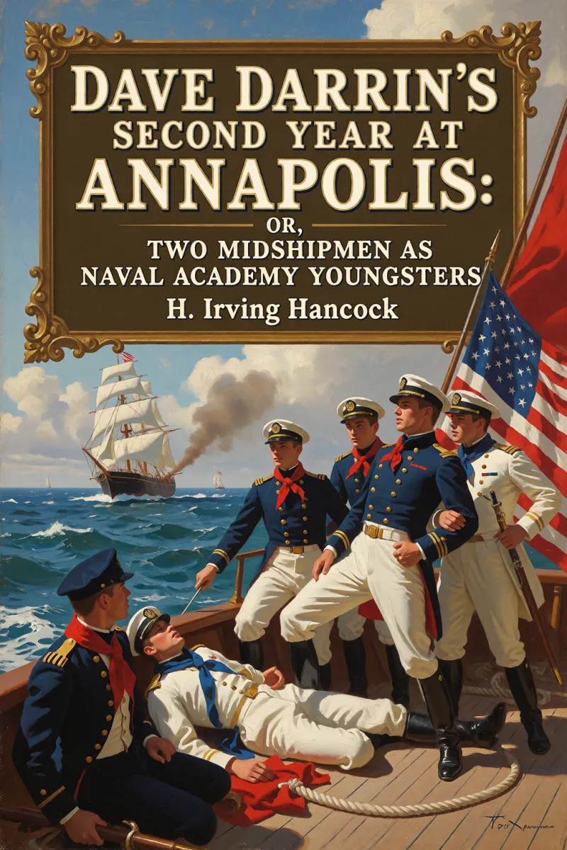 Cover of Dave Darrin's Second Year at Annapolis: Or, Two Midshipmen as Naval Academy "Youngsters" by H. Irving Hancock