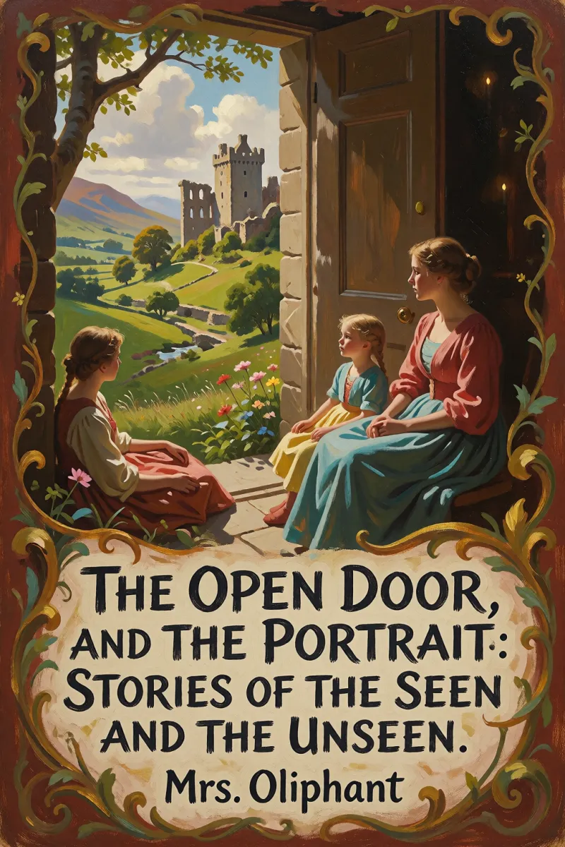 Cover of The Open Door, and the Portrait.: Stories of the Seen and the Unseen. by Mrs. Oliphant