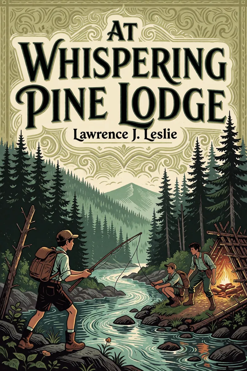 Cover of At Whispering Pine Lodge by Lawrence J. Leslie