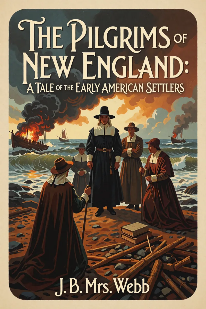 Cover of The Pilgrims of New England: A Tale of the Early American Settlers by J. B. Mrs. Webb