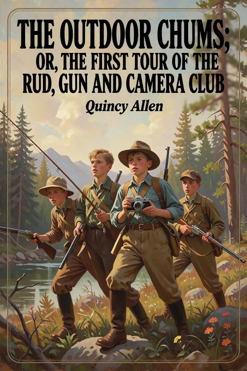 Cover of The Outdoor Chums; Or, The First Tour of the Rod, Gun and Camera Club by Quincy Allen
