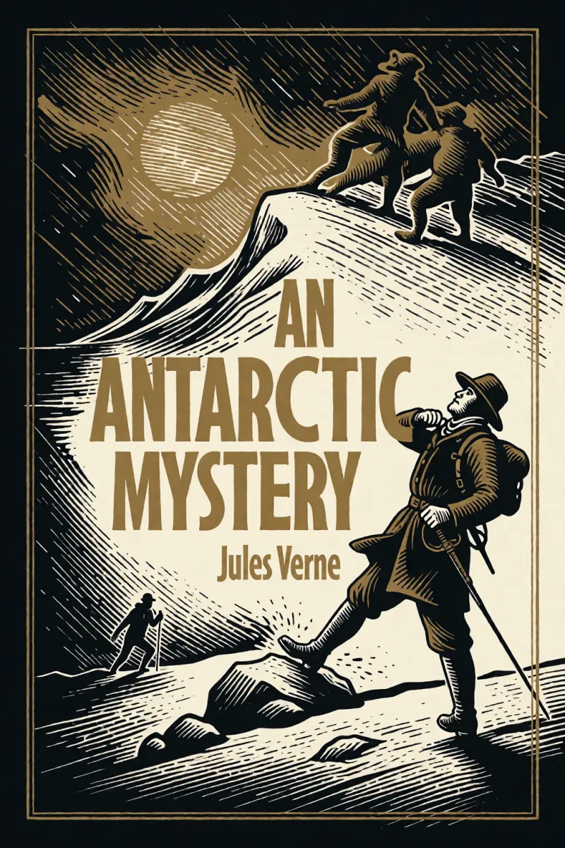 Cover of An Antarctic Mystery by Jules Verne