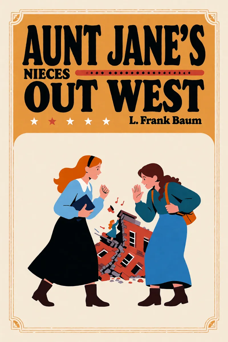 Cover of Aunt Jane's Nieces out West by L. Frank Baum