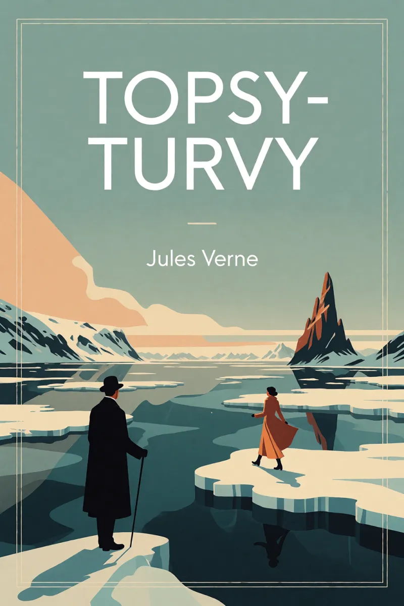 Cover of Topsy-Turvy by Jules Verne