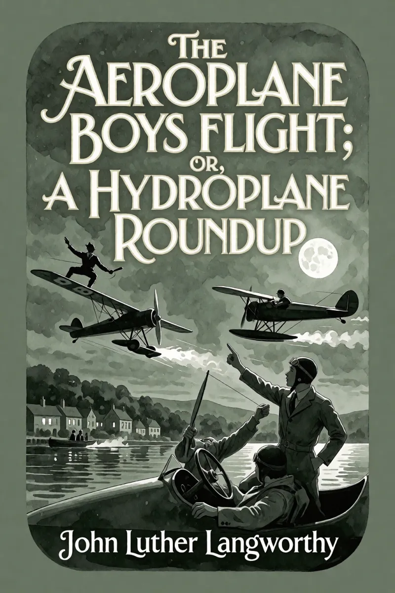 Cover of The Aeroplane Boys Flight; Or, A Hydroplane Roundup by John Luther Langworthy