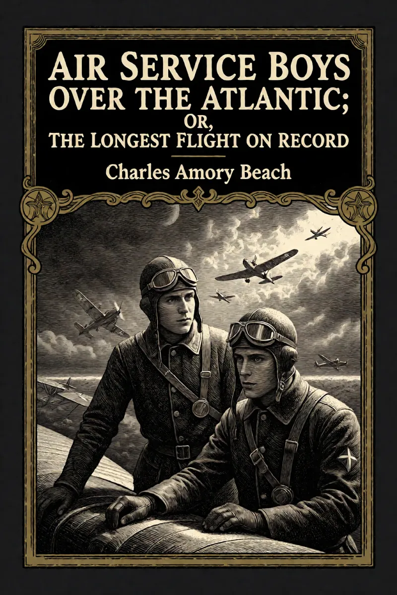Cover of Air Service Boys over the Atlantic; Or, The Longest Flight on Record by Charles Amory Beach