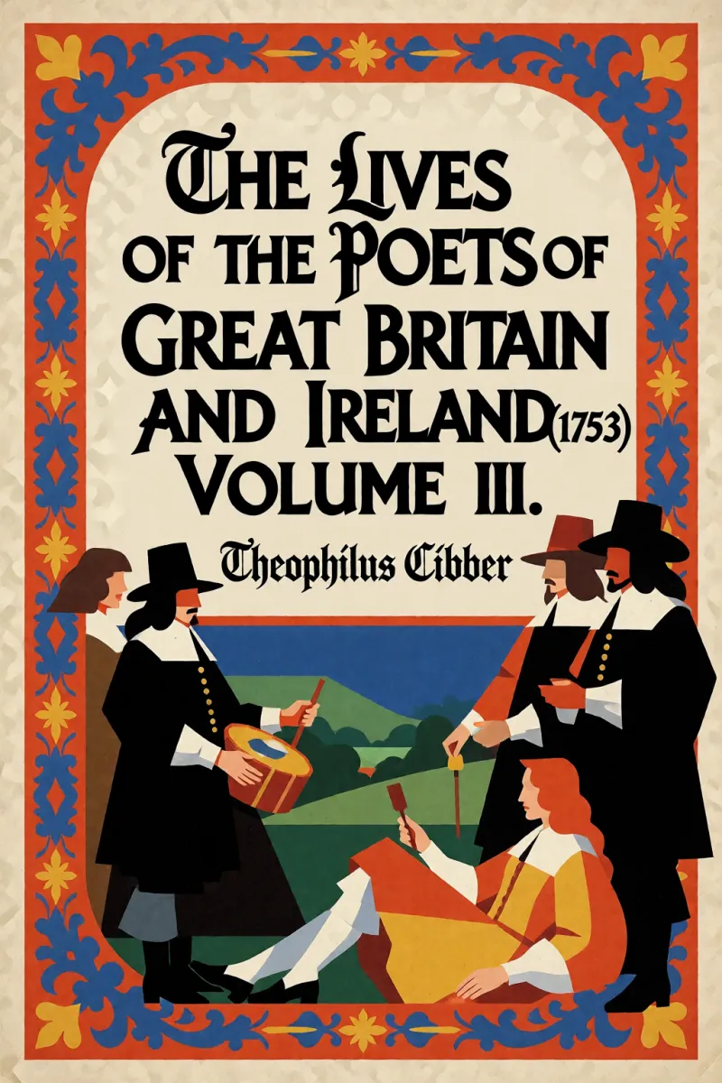 Cover of The Lives of the Poets of Great Britain and Ireland (1753) Volume III. by Theophilus Cibber