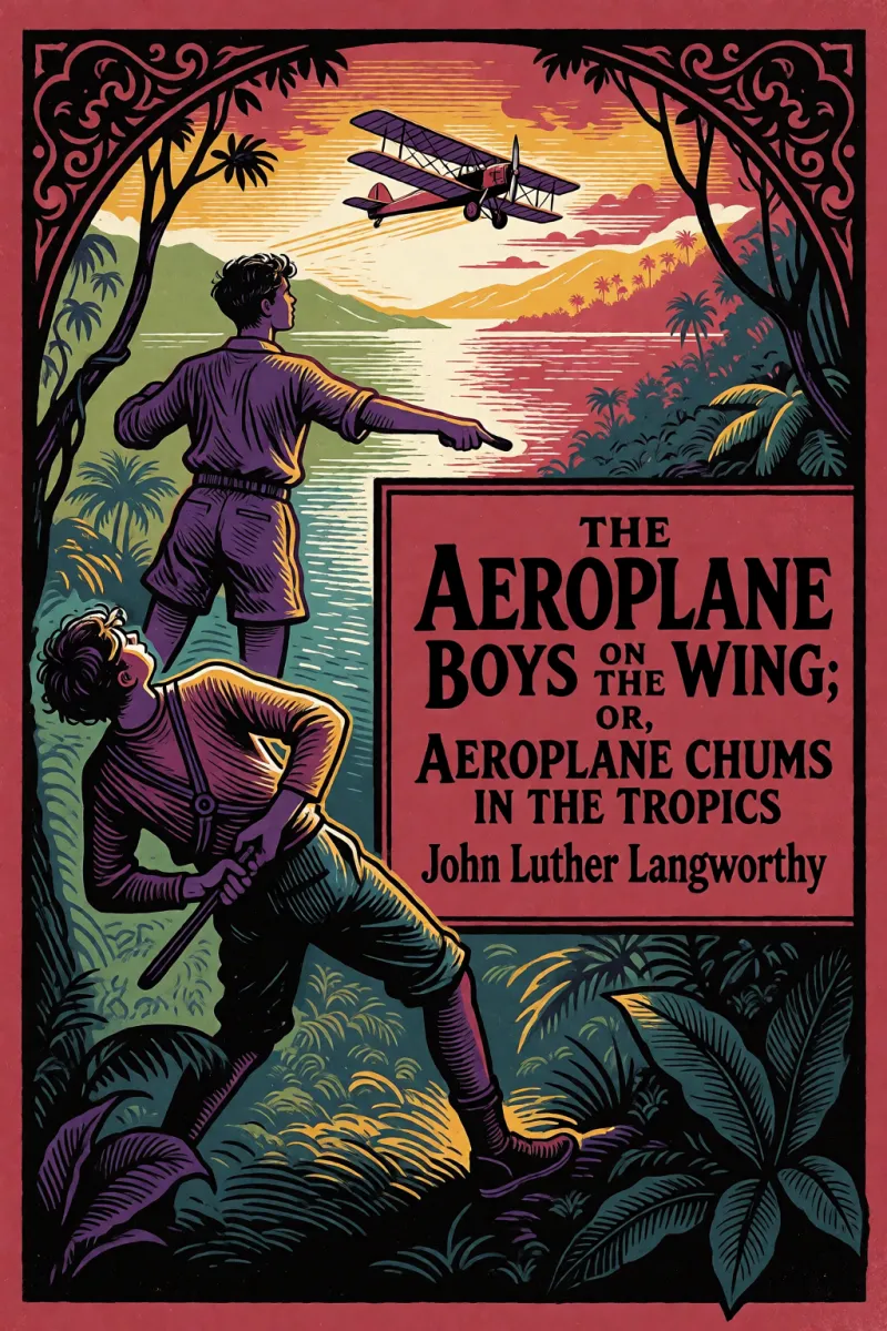 Cover of The Aeroplane Boys on the Wing; Or, Aeroplane Chums in the Tropics by John Luther Langworthy