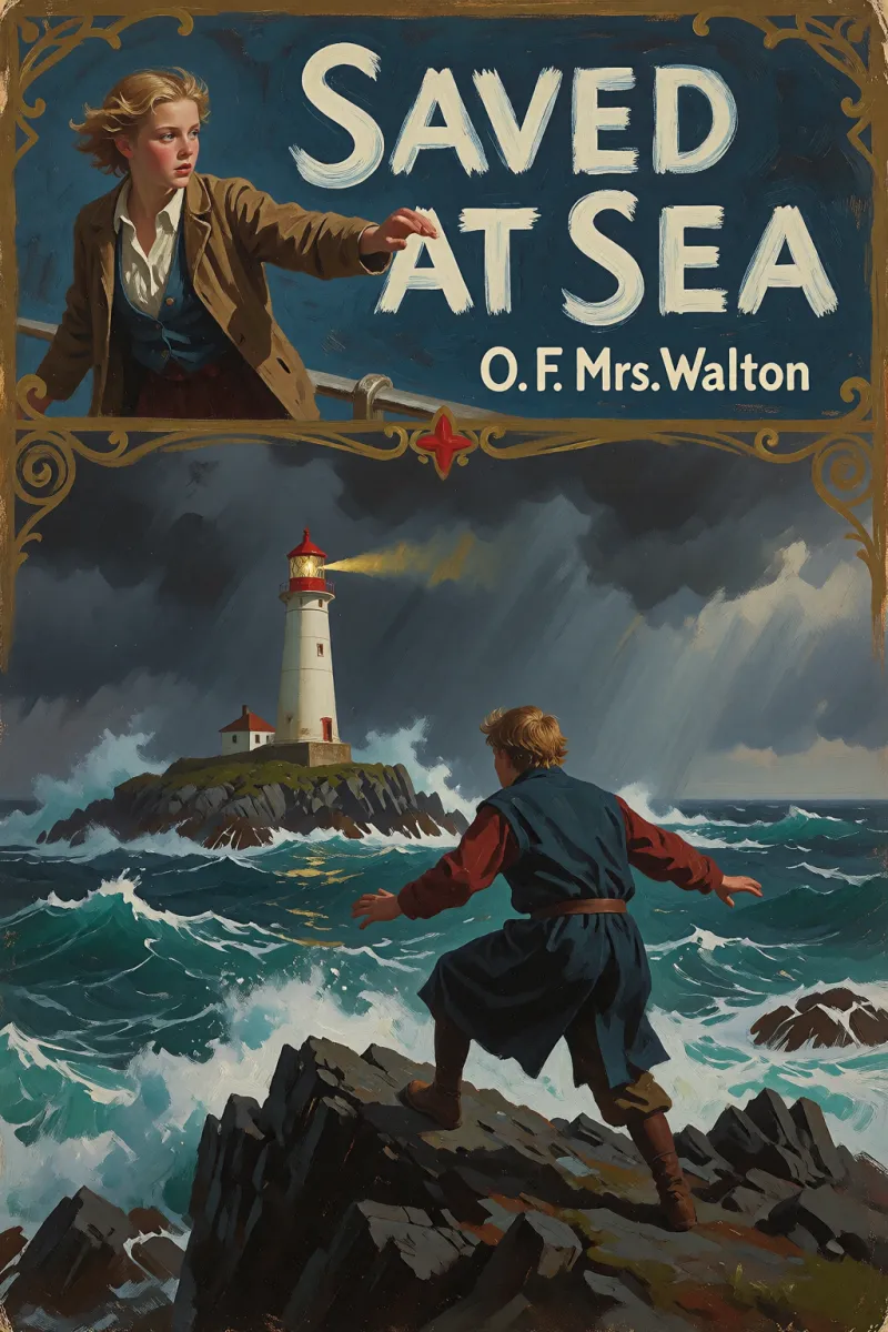 Cover of Saved at sea by O. F. Mrs. Walton