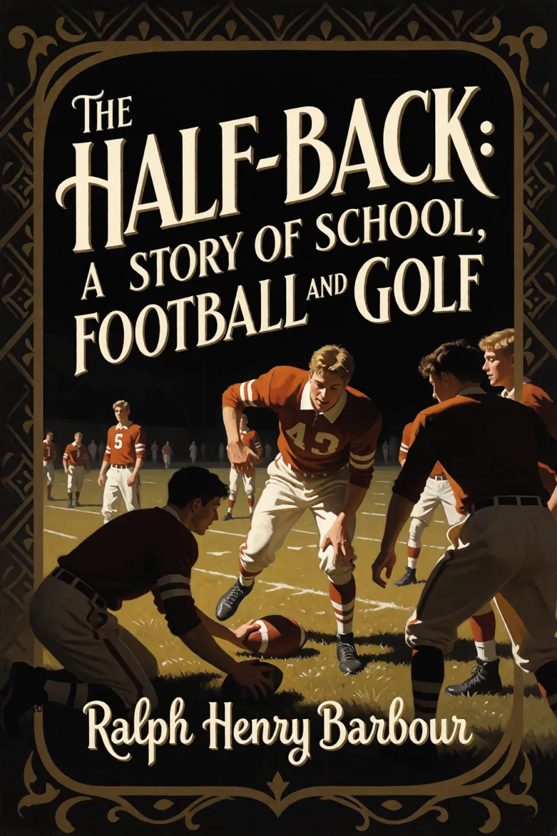 Cover of The Half-Back: A Story of School, Football, and Golf by Ralph Henry Barbour