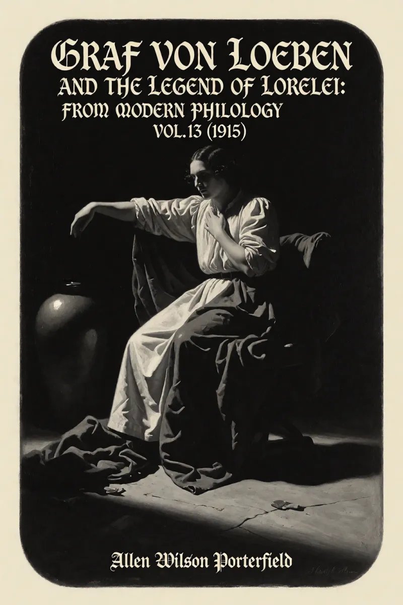 Cover of Graf von Loeben and the Legend of Lorelei: From "Modern Philology" vol. 13 (1915) by Allen Wilson Porterfield