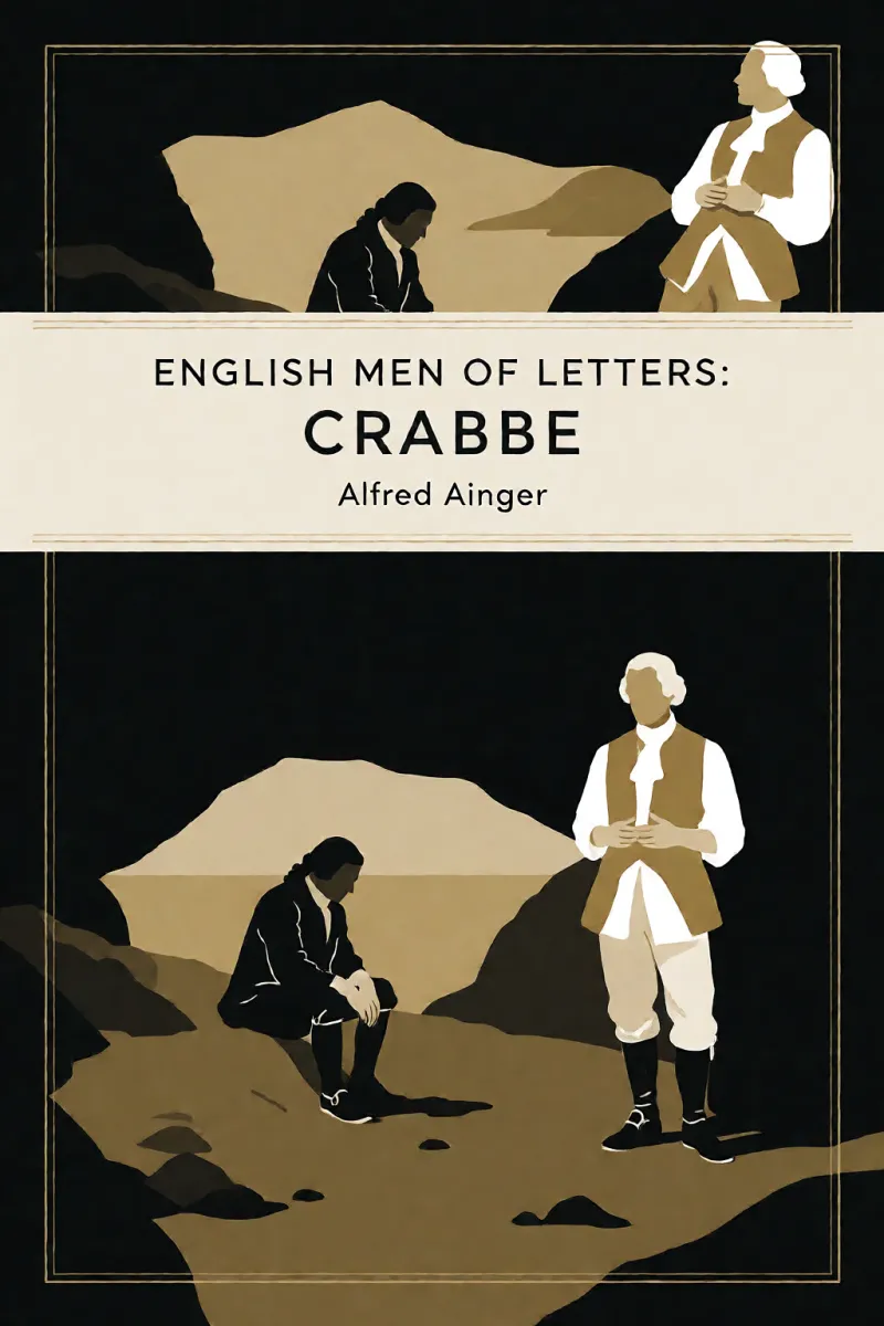 Cover of English Men of Letters: Crabbe by Alfred Ainger