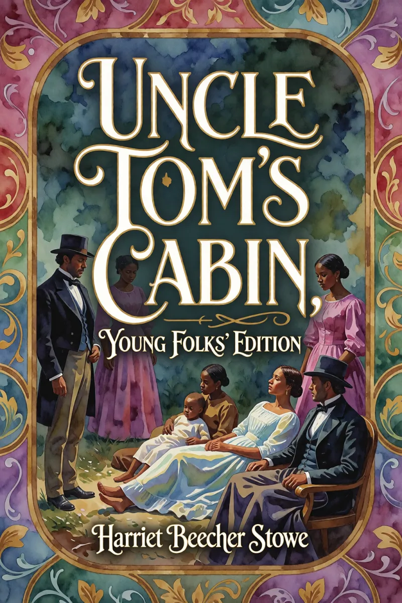 Cover of Uncle Tom's Cabin, Young Folks' Edition by Harriet Beecher Stowe