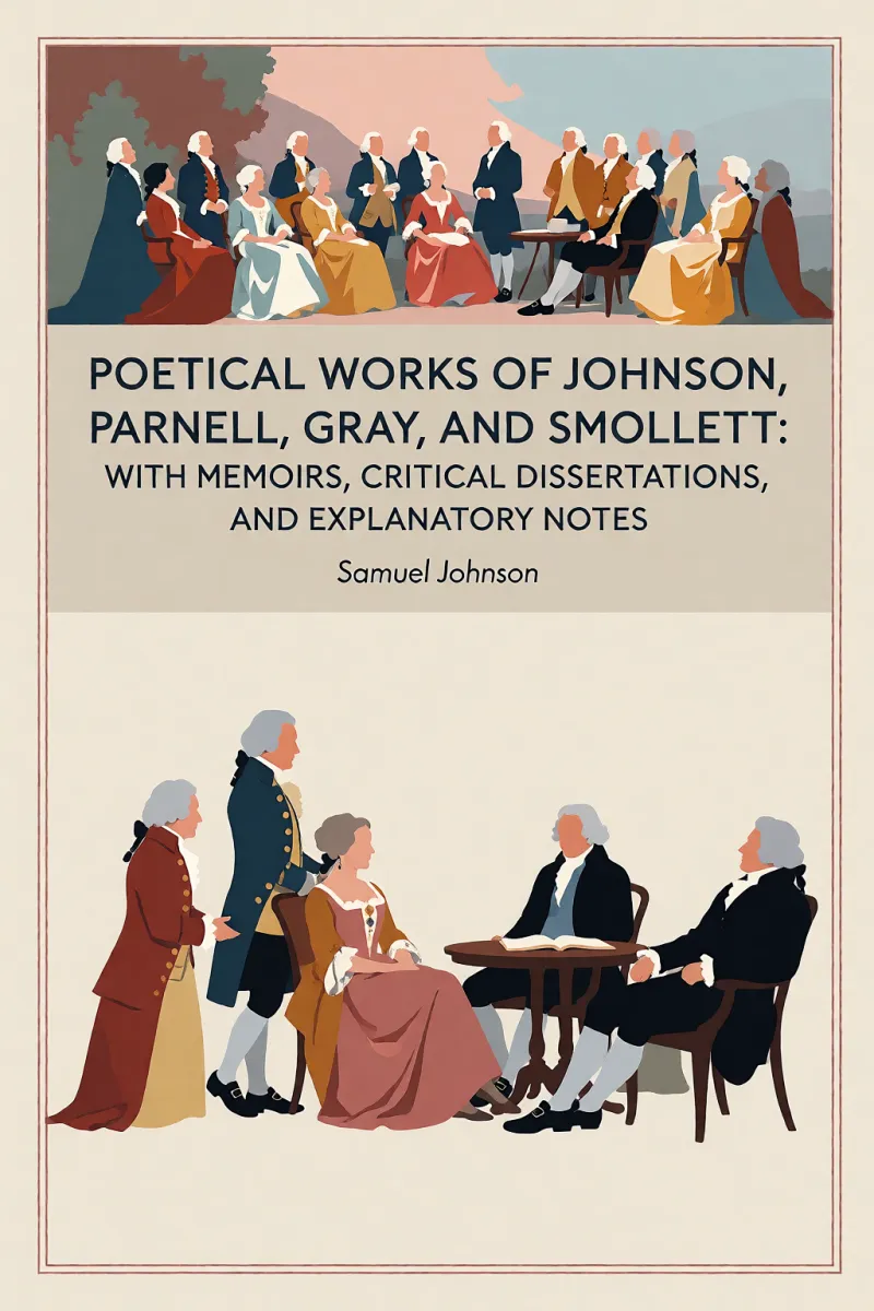 Cover of Poetical Works of Johnson, Parnell, Gray, and Smollett: With Memoirs, Critical Dissertations, and Explanatory Notes by Samuel Johnson