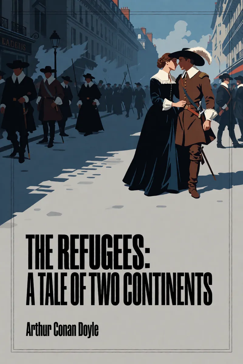 Cover of The Refugees: A Tale of Two Continents by Arthur Conan Doyle