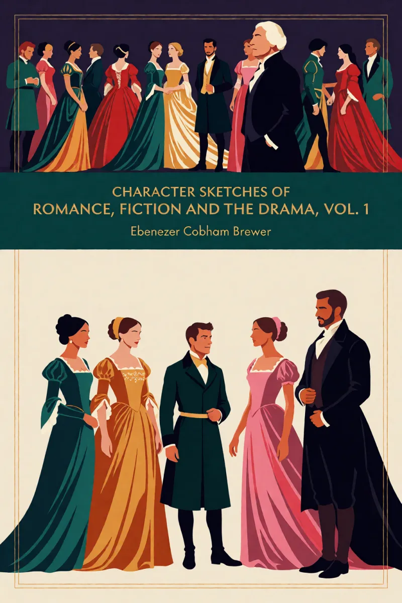 Cover of Character Sketches of Romance, Fiction and the Drama, Vol. 1 by Ebenezer Cobham Brewer
