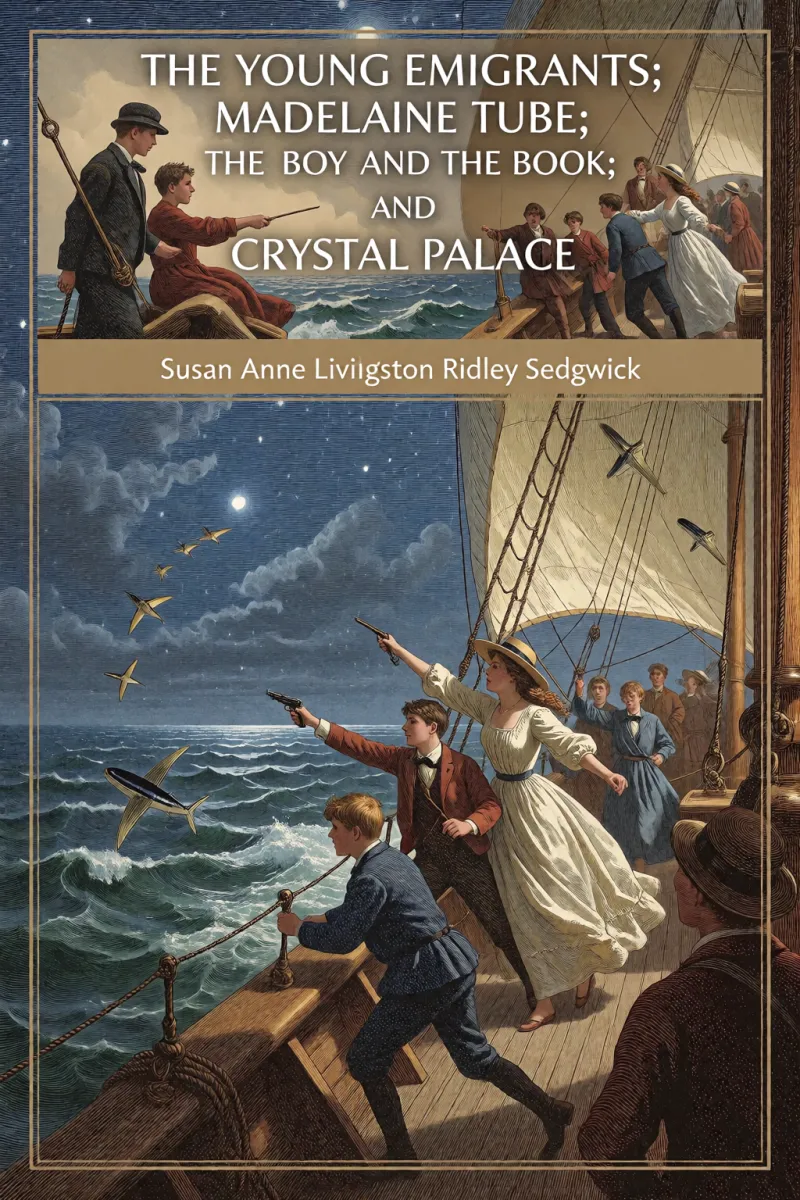 Cover of The Young Emigrants; Madelaine Tube; the Boy and the Book; and Crystal Palace by Susan Anne Livingston Ridley Sedgwick
