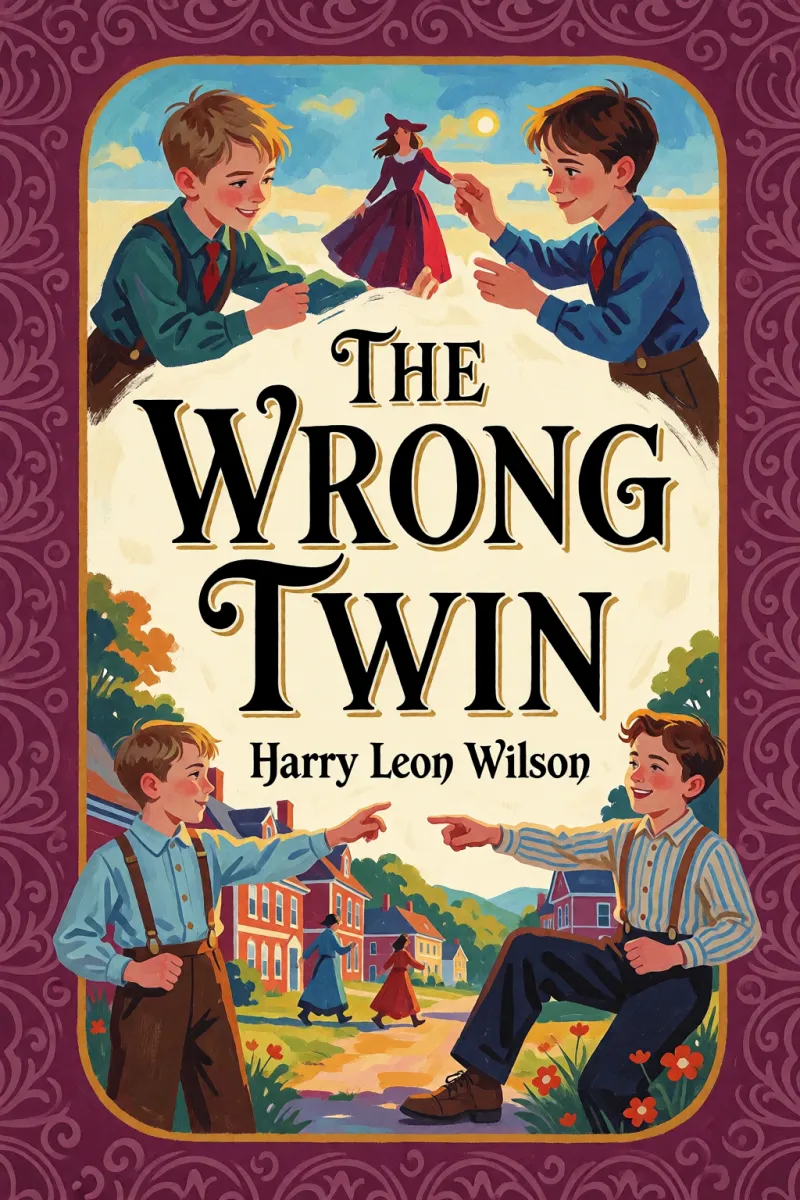 Cover of The Wrong Twin by Harry Leon Wilson