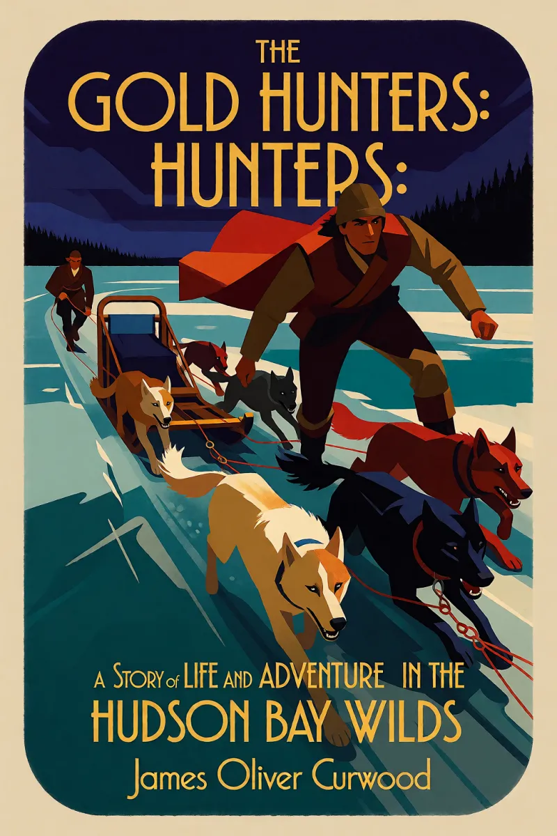 Cover of The Gold Hunters: A Story of Life and Adventure in the Hudson Bay Wilds by James Oliver Curwood