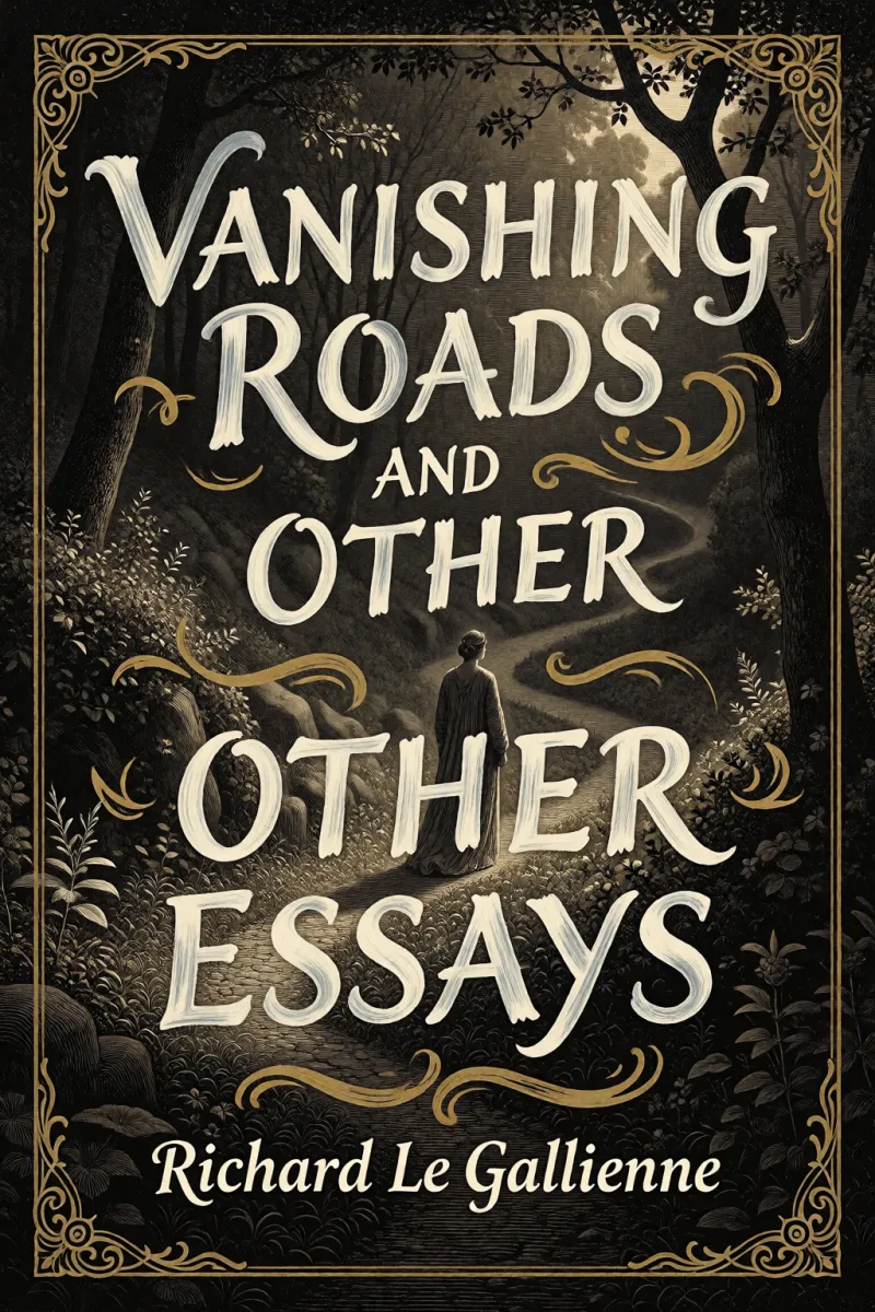 Cover of Vanishing Roads and Other Essays by Richard Le Gallienne