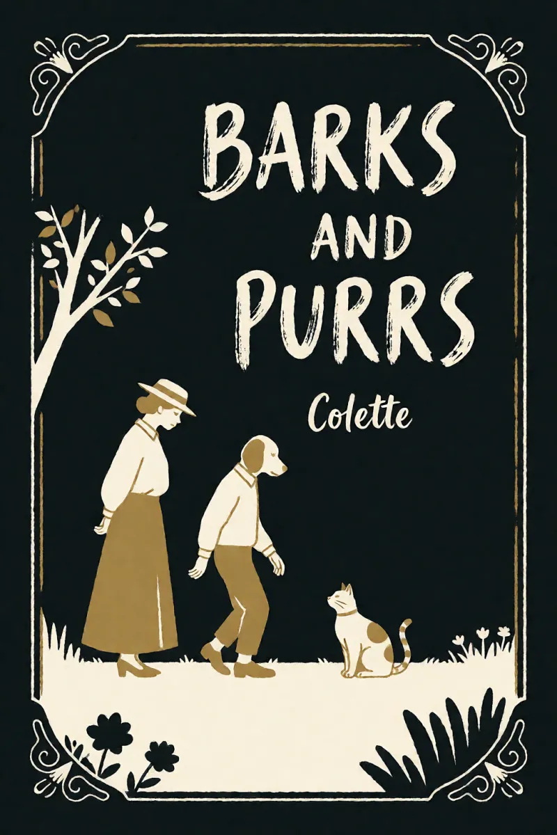 Cover of Barks and Purrs by Colette