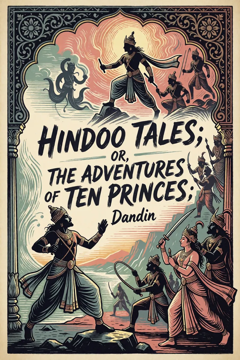 Cover of Hindoo Tales; Or, the Adventures of Ten Princes by Dandin