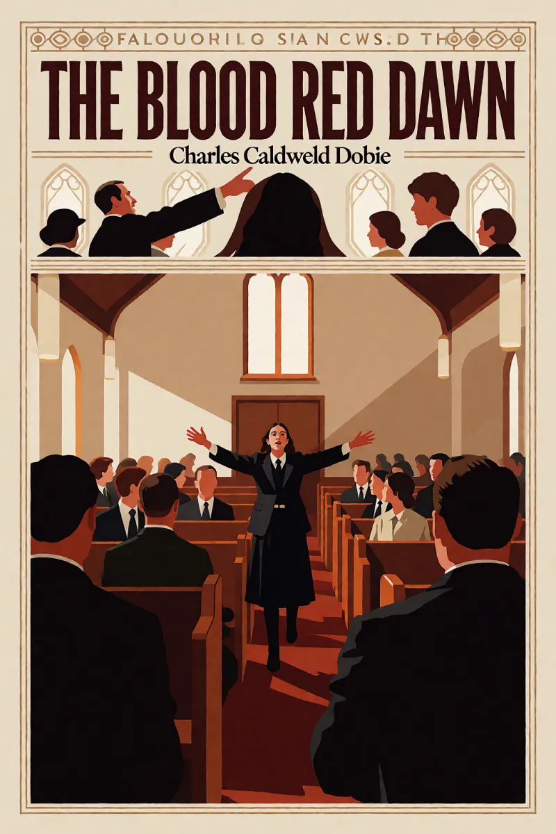 Cover of The Blood Red Dawn by Charles Caldwell Dobie
