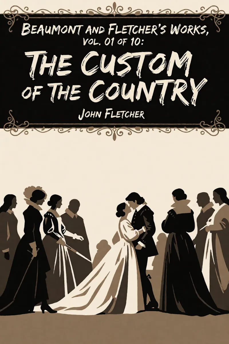 Cover of Beaumont and Fletcher's Works, Vol. 01 of 10: the Custom of the Country by John Fletcher