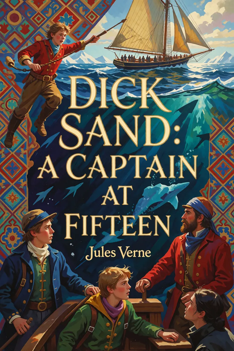 Cover of Dick Sand: A Captain at Fifteen by Jules Verne