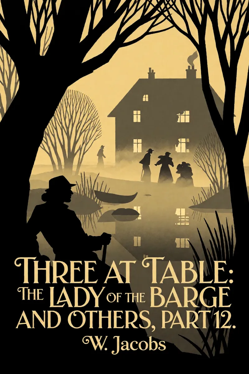Cover of Three at Table: The Lady of the Barge and Others, Part 12. by W. Jacobs