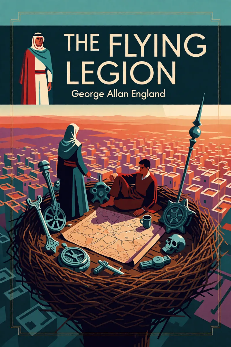 Cover of The Flying Legion by George Allan England