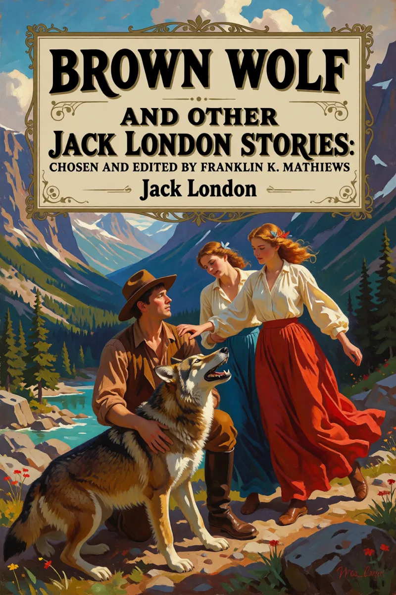 Cover of Brown Wolf and Other Jack London Stories: Chosen and Edited By Franklin K. Mathiews by Jack London