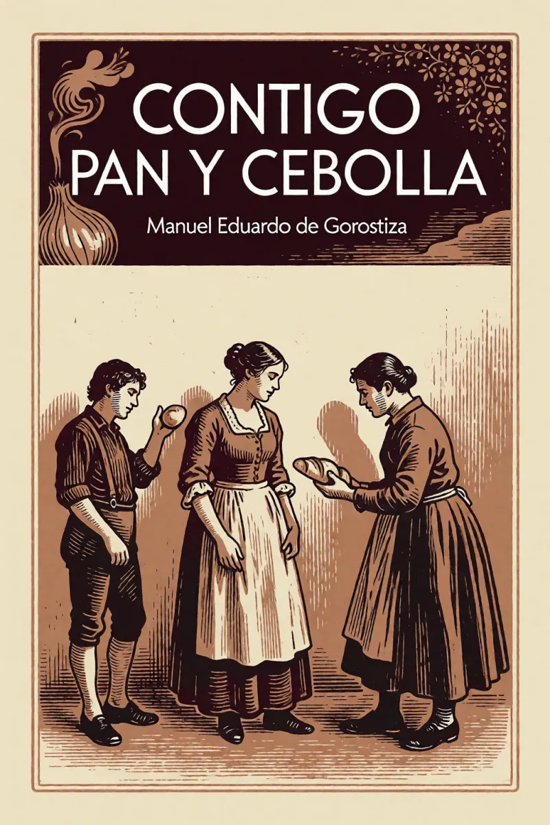Cover of Contigo Pan y Cebolla by Manuel Eduardo de Gorostiza