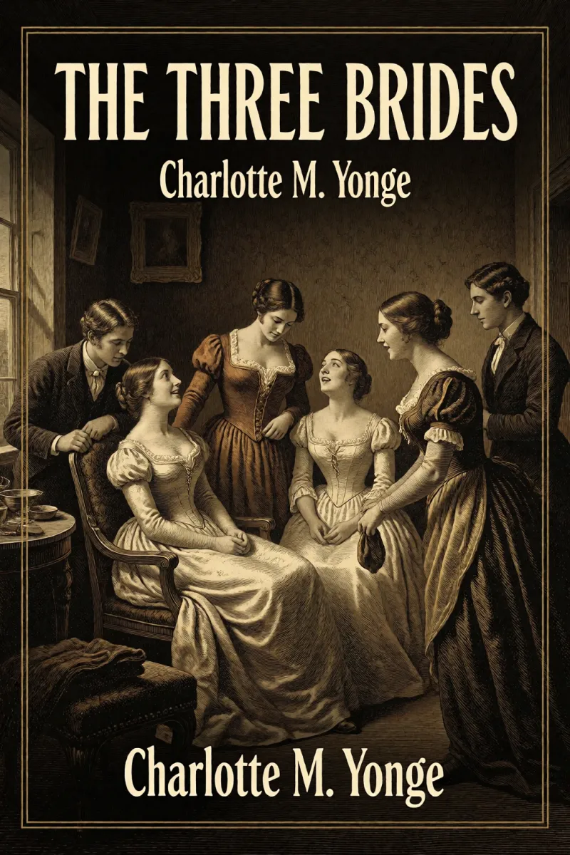 Cover of The Three Brides by Charlotte M. Yonge