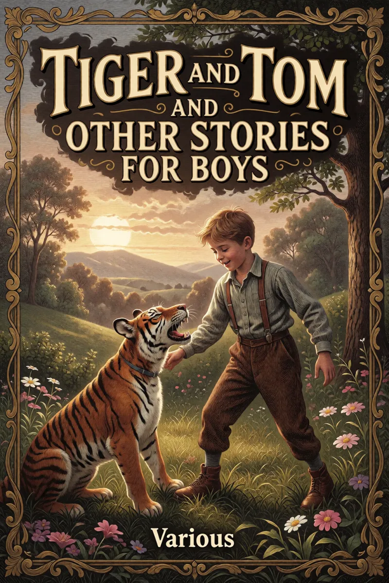 Cover of Tiger and Tom and Other Stories for Boys by Various