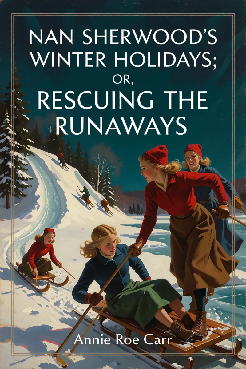 Cover of Nan Sherwood's Winter Holidays; Or, Rescuing the Runaways by Annie Roe Carr