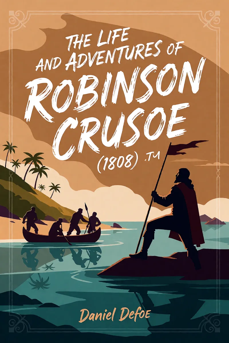 Cover of The Life and Adventures of Robinson Crusoe (1808) by Daniel Defoe